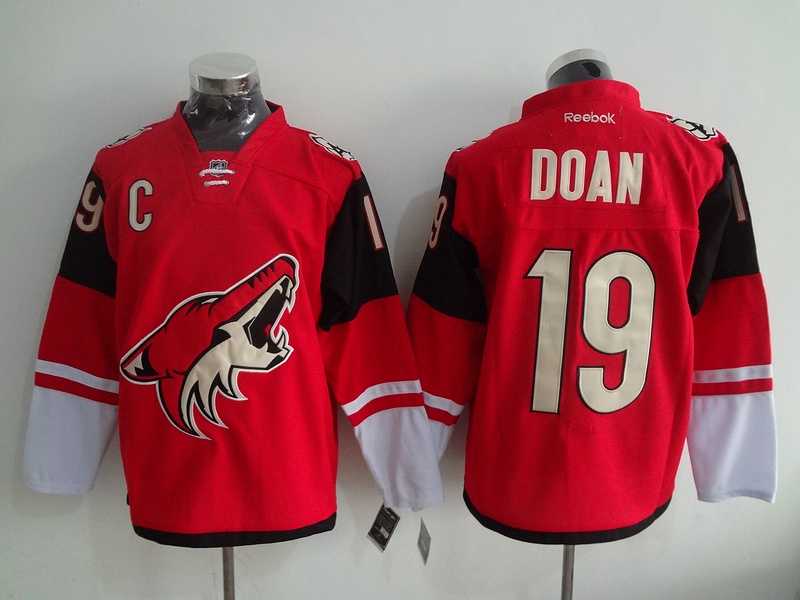 Phoenix Coyotes #19 Doan Red Stitched Jersey,We sell and wholesale Phoenix Coyotes #19 Doan Red Stitched Jersey on line form chian!